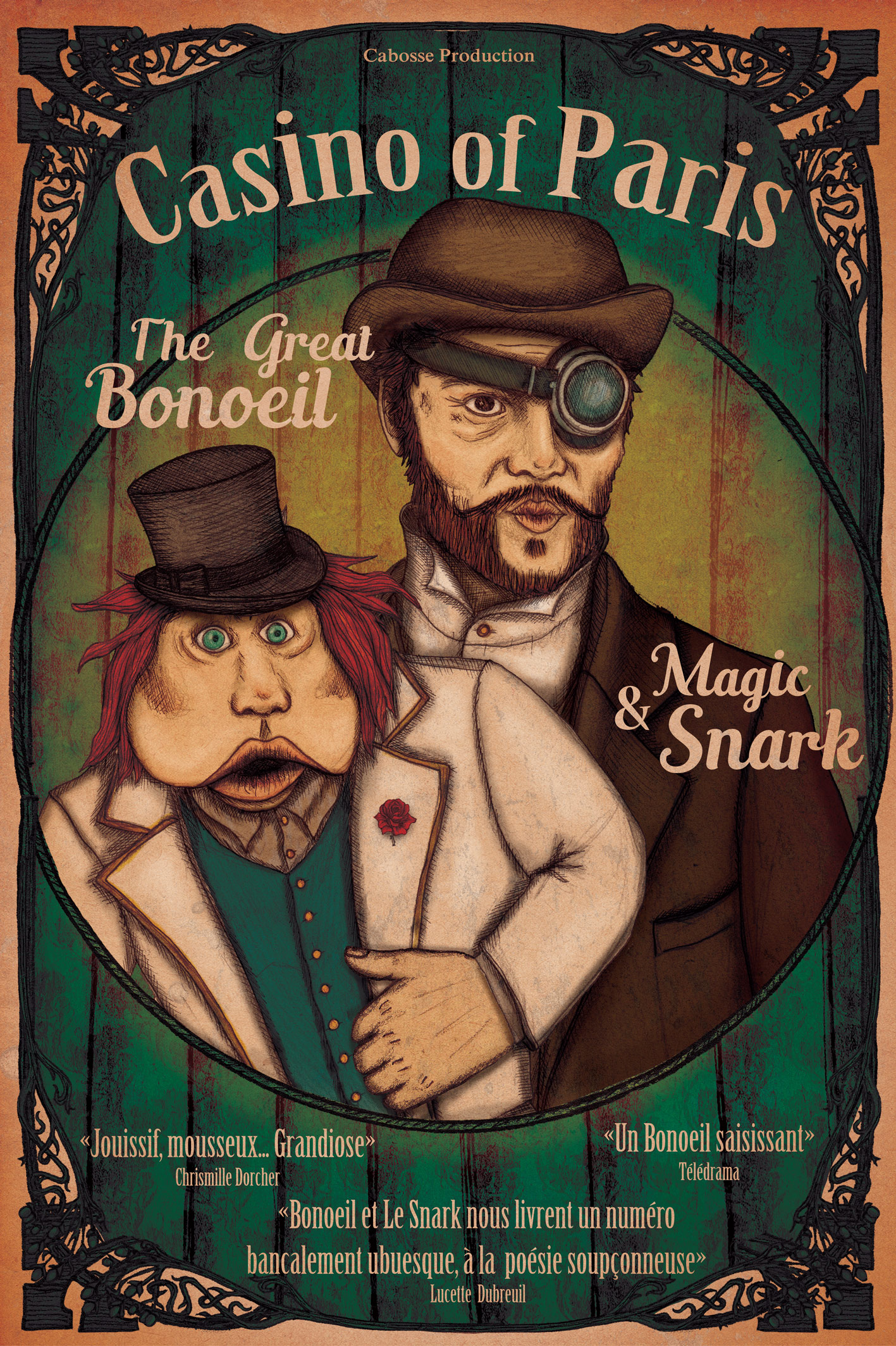 Affiche du spectacle Edgar BonŒil